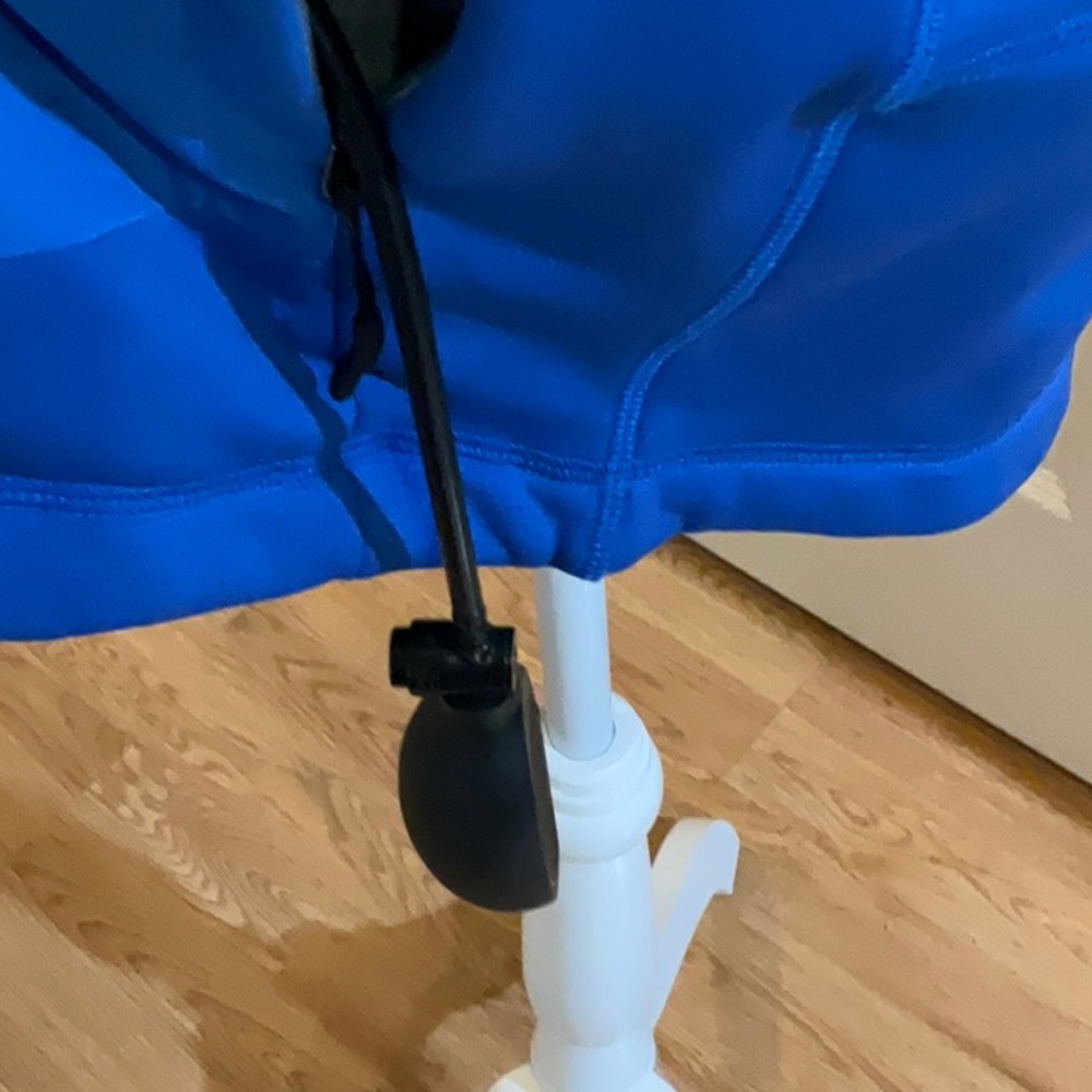 Men's Blue Nudown Inflatable Softshell Vest - Picture 7 of 10